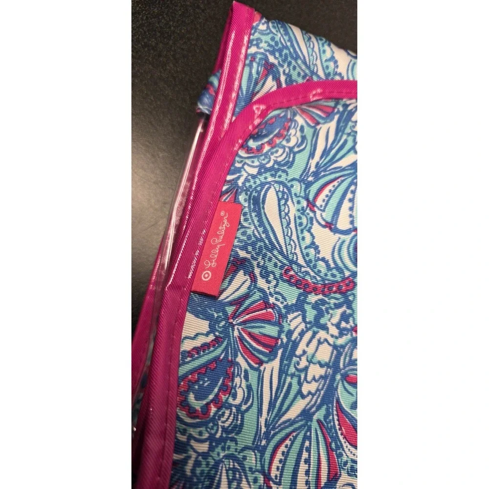 Lilly Pulitzer‎ Target Hanging Cosmetic Bag Valet Travel My Fans Makeup Toiletry